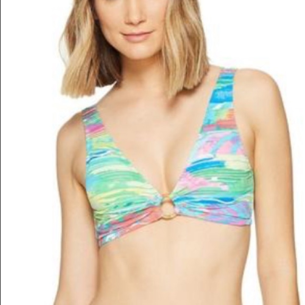 Lauren by Ralph Lauren Womens Bikini Top